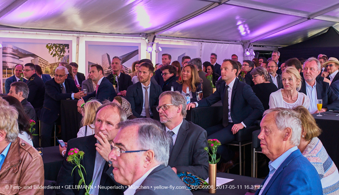 11. Mai 2017 - Grundsteinlegung für die LOGE und dem Kulturquadrat in Neuperlach